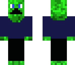 creeper with shirt and trousers