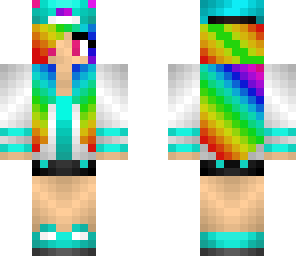 rainbow girl edit