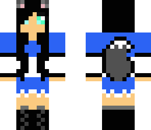 wolf girl with school uniform