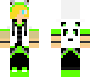cool green panda plz vote