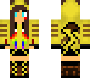 dj's edited pikachu girl skin