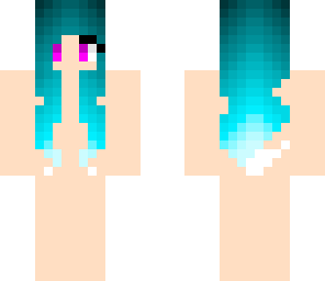 blue to white hair base