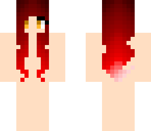 red to white hair base