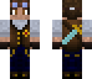 steampunk boy with sword