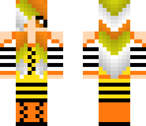 edited candy corn girl