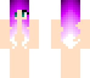 purple to white hair base