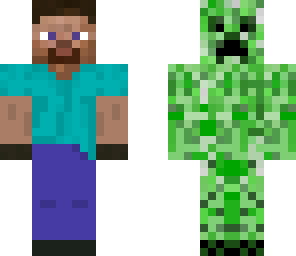 steve and creeper