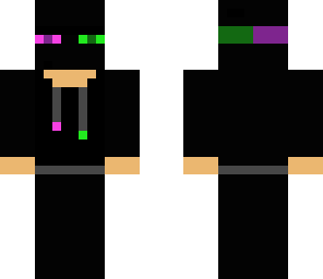 purple green enderman