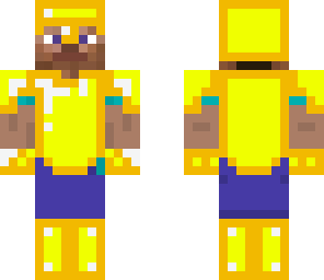 steve with gold suit