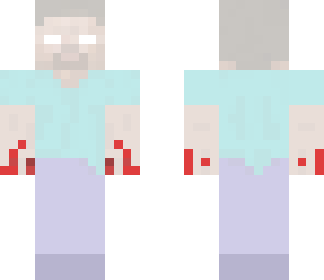 ghost herobrine with blood