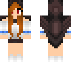 cloacked girl