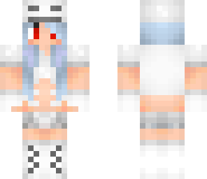 skeleton girl with longer shorts