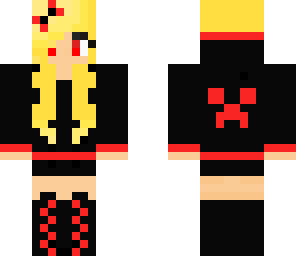 fixed red creeper girl
