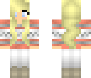 blond sweather girl