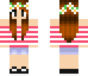 flower crown girl