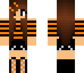 halloween girl stripey