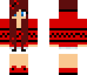 red halloween girl