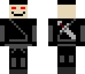 evil ninja with sword