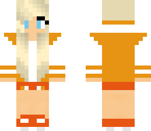 edited orange high school girl