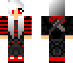 white hair vampire girl