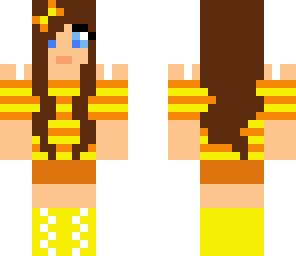 orange and yellow girl