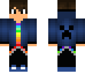 rainbow hoodie boy