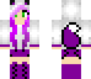 purple fox girl