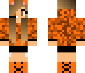 orange gamer girl kitty
