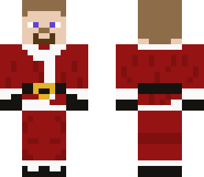minecraft christmas steve