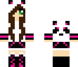 edited panda girl