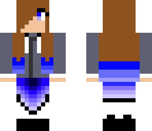 headphones girl dark blue