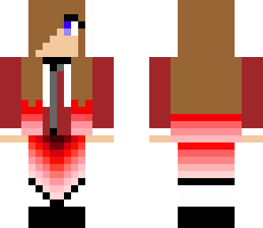 headphones girl red