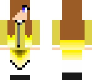 headphones girl yellow