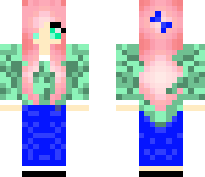pink hair pastel girl
