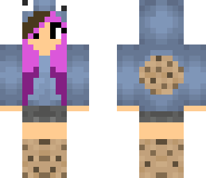 cookie monster with ombre hair