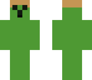 creeper with leather helmet