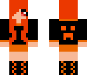 halloween girl with headphones