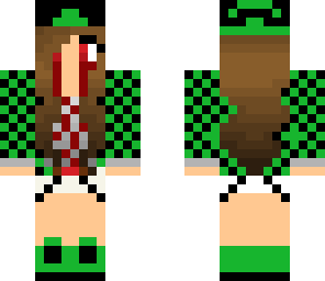 halloween green capgirl