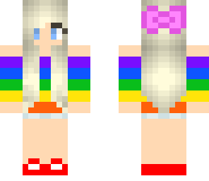 rainbow girl