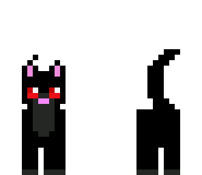 evil black cat