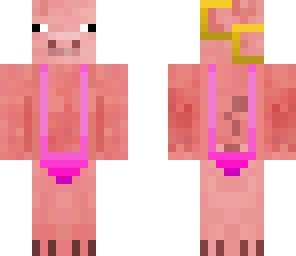 pink pigkini