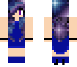 blue mini dress girl