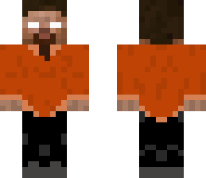 herobrine in red suit