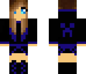 blue girl gamer