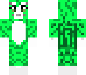 green stampy cat