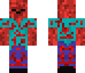 burned zombie