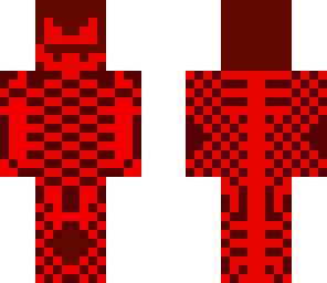 halloween skin red and dark red