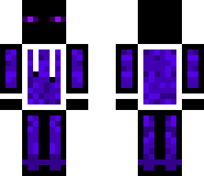 enderman black and white