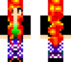 lava hair girl