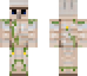 irongolem with blue eyes